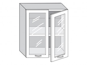1.60.4 Шкаф настенный (h=720) на 600мм с 2-мя стек.дверцами в Нытве - nytva.магазин96.com | фото