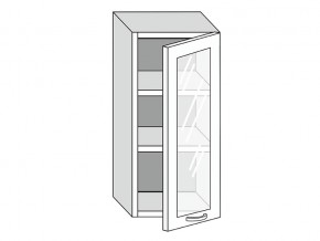 19.40.3 Шкаф настенный (h=913) на 400мм с 1-ой стекл. дверцей в Нытве - nytva.магазин96.com | фото