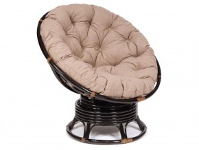 Кресло-качалка Papasan w 23/01 B с подушкой Antique brown, экошерсть Коричневый в Нытве - nytva.магазин96.com | фото