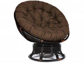 Кресло-качалка Papasan w 23/01 B с подушкой Antique brown, ткань Коричневый в Нытве - nytva.магазин96.com | фото