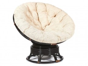 Кресло-качалка Papasan w 23/01 B с подушкой Antique brown, ткань Старт в Нытве - nytva.магазин96.com | фото