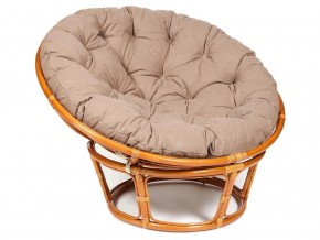 Кресло Papasan 23/01 W с подушкой Cognac, экошерсть Коричневый в Нытве - nytva.магазин96.com | фото