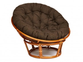 Кресло Papasan 23/01 W с подушкой Cognac, ткань Коричневый в Нытве - nytva.магазин96.com | фото