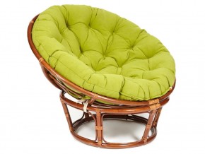 Кресло Papasan 23/01 W с подушкой Pecan, флок Олива в Нытве - nytva.магазин96.com | фото