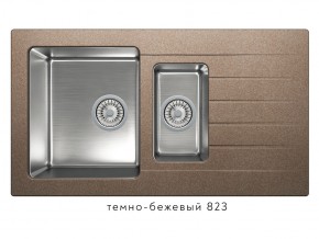 Мойка комбинированная Tolero twist TTS-890 Темно-бежевый 823 в Нытве - nytva.магазин96.com | фото