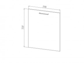 П 60 Комплект для посудомоечной машины 600 мм (цоколь + фасад) ЛДСП в Нытве - nytva.магазин96.com | фото