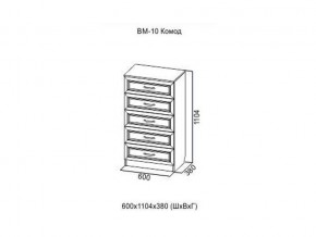 ВМ-10 Комод в Нытве - nytva.магазин96.com | фото